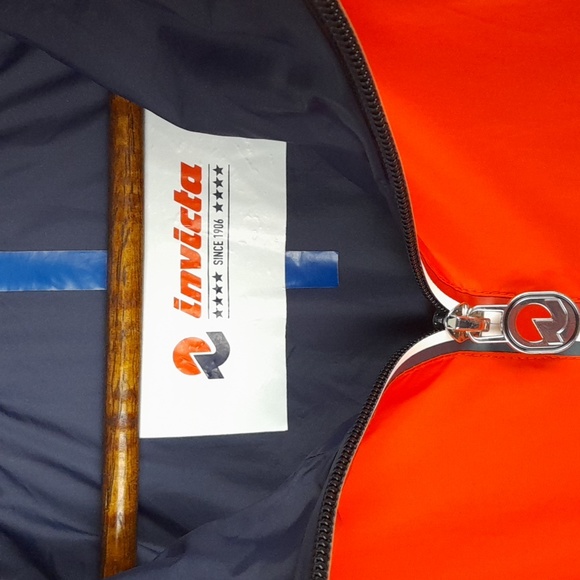 Invicta Windbreaker Hoodie Jacket XXL Orange #57 - Picture 2 of 10